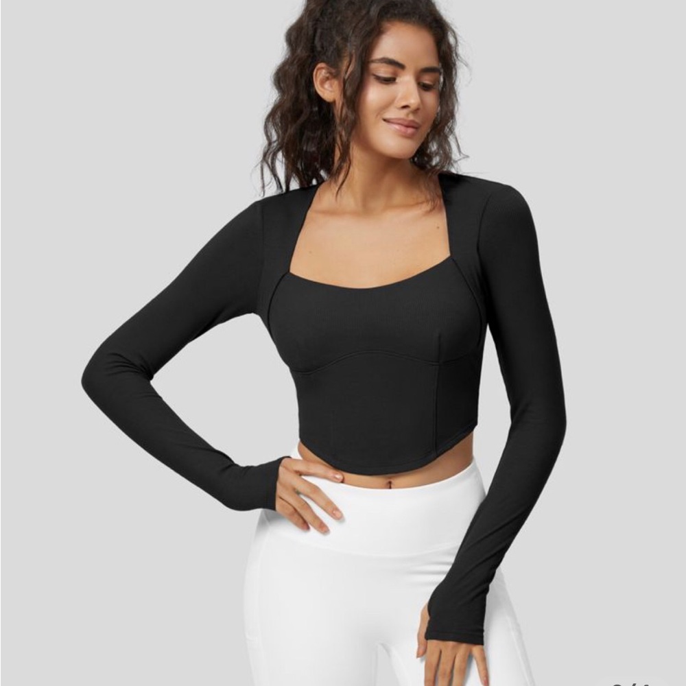 Halara long sleeves crop top
